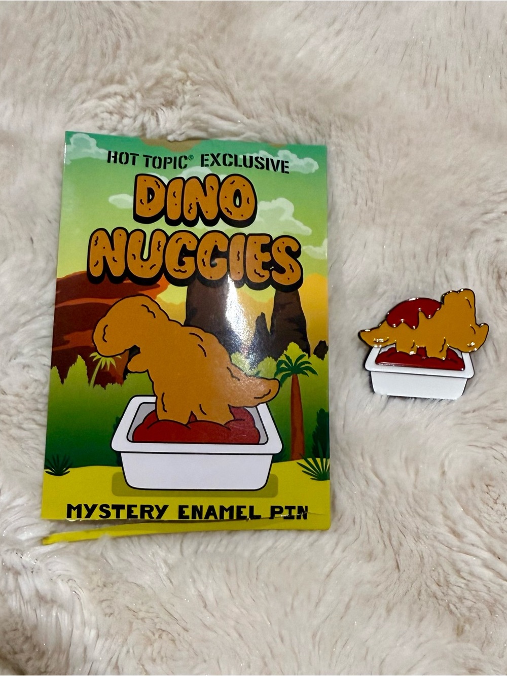 Dino Nuggies Blind Box Enamel Pin Hot Topic Exclusive